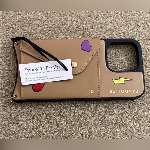Bandolier Tan iPhone 14 Pro Max Case NWT